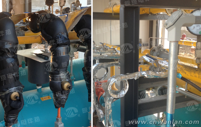 液化气（天然气）贮存罐电伴热防冻和生产温度维持