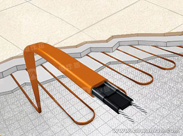 电伴热带采暖图