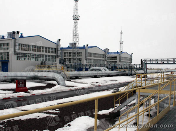 6号标段的天然气管道压气机站