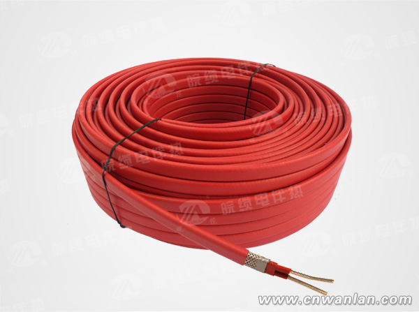 单相串联恒功率电伴热带结构