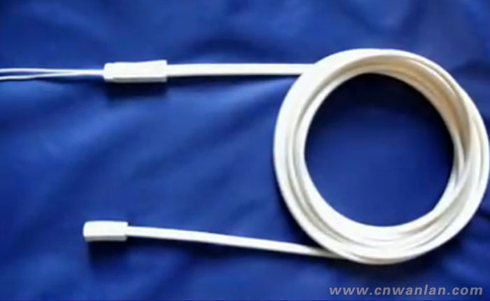 氰硅橡胶电伴热带结构